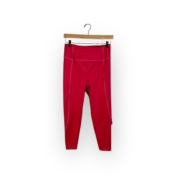 J.Crew Active Hot Pink High Rise 7/8 Leggings Size L SALE 💰 - Picture 3 of 8
